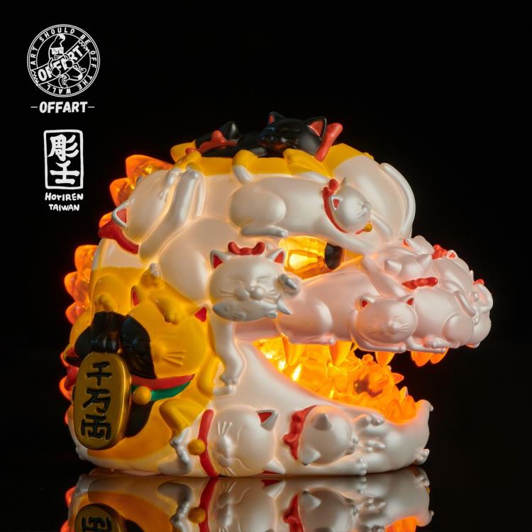 IN STOCK Offart x Horiren Hundred Cats Red Lotus Lucky (White Ver.)