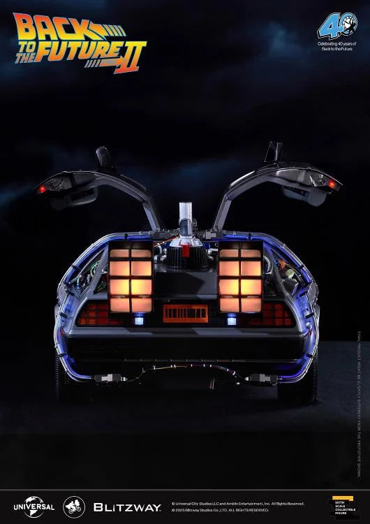 PREORDER Back to the Future Part II DeLorean 1/6 Scale Vehicle