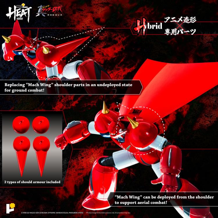 PREORDER Getter Robo Armageddon Pose+ Metal Heat Series Getter Dragon Action Figure