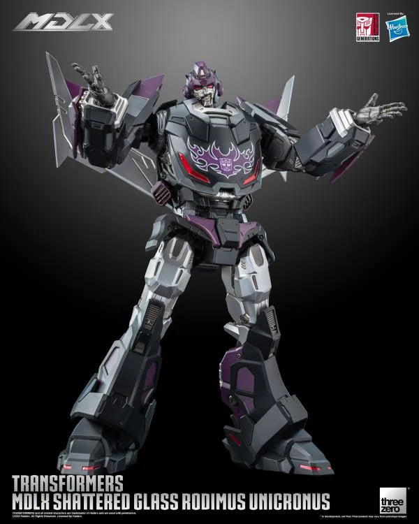 PREORDER Transformers MDLX Articulated Figure Series Shattered Glass Rodimus Unicronus