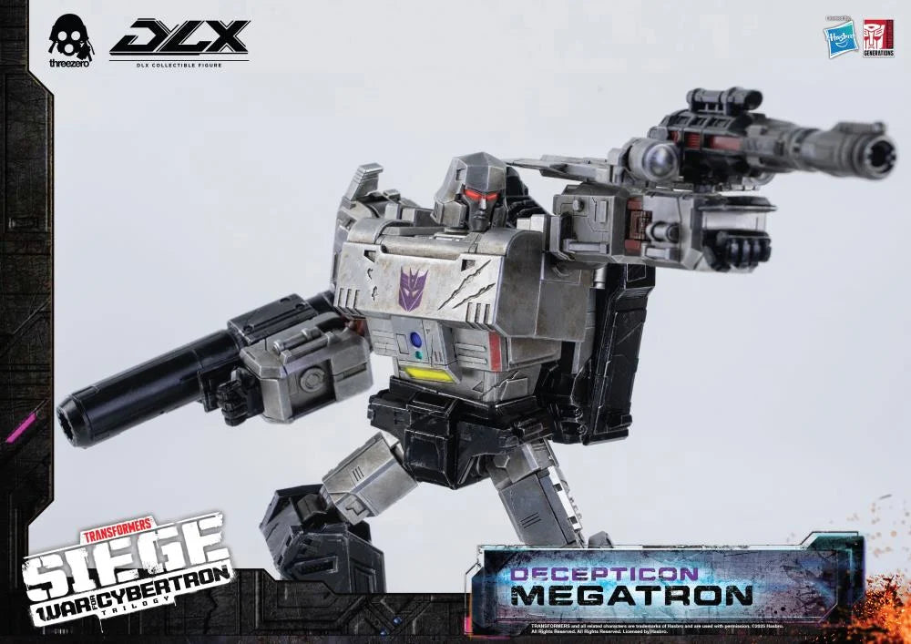 PREORDER Transformers: War for Cybertron Trilogy DLX Scale Collectible Series Decepticon Megatron Action Figure