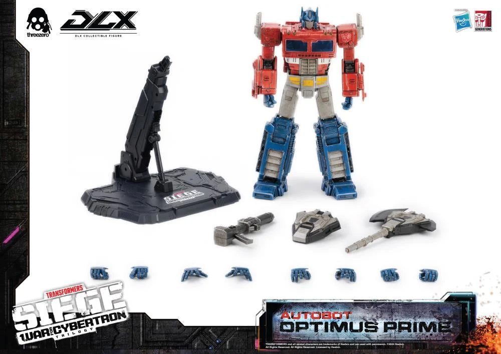 PREORDER Transformers: War for Cybertron Trilogy DLX Scale Collectible Series Autobot Optimus Prime Action Figure