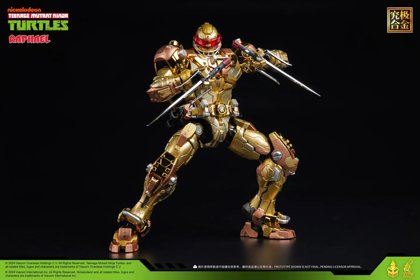 PREORDER Heatboys CJ X WonFes 2024 Exclusive Golden Raphael Teenage Mutant Ninja Turtles TMNT