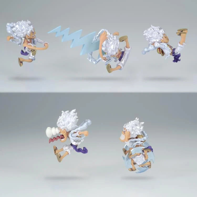 PREORDER One Piece World Collectable Figure Monkey D. Luffy Gear 5 (Special Metallic Color Ver.) [Set of 5 + 1]