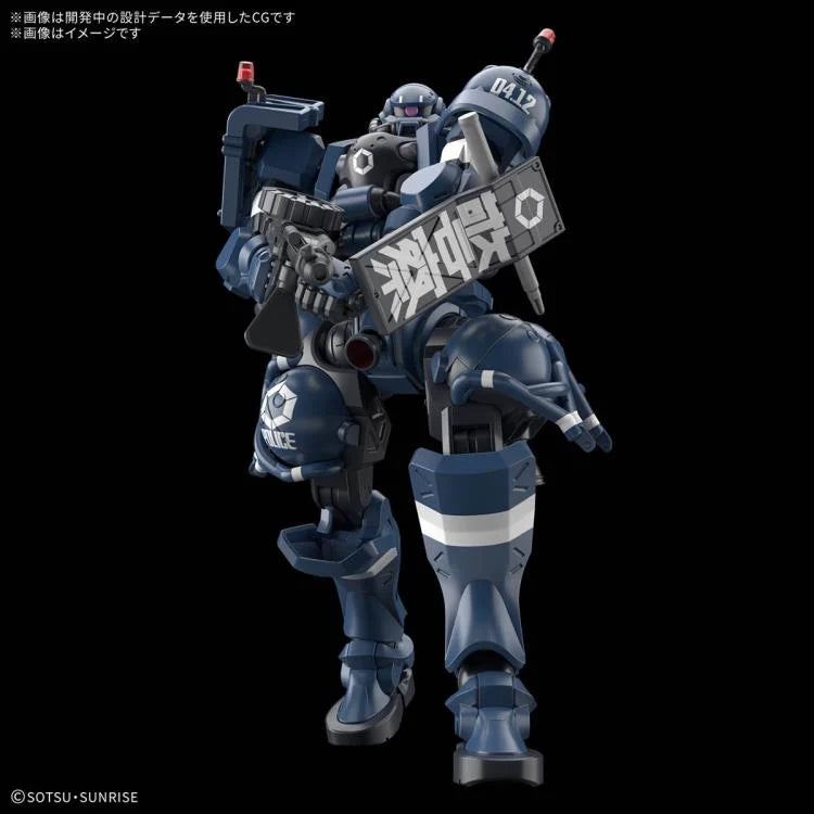 PREORDER Mobile Suit Gundam GQuuuuuuX HGGQ MS-06-SSP Police Zaku 1/144 Scale Model Kit