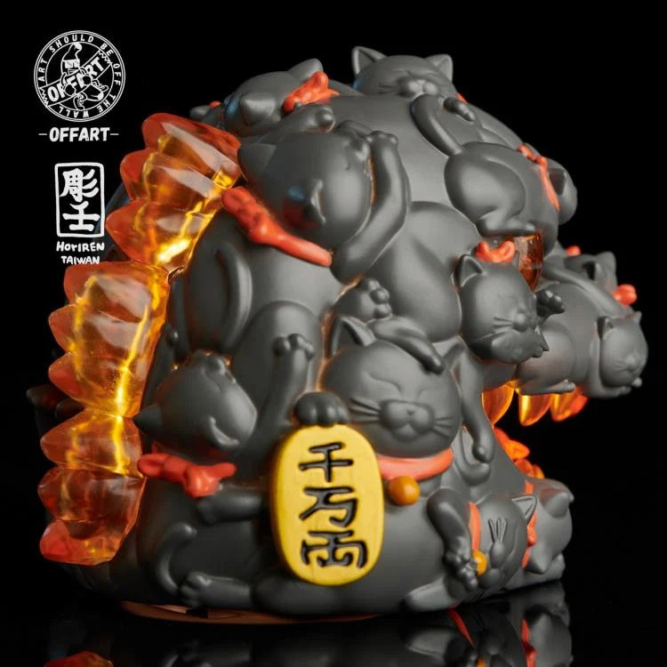 PREORDER Offart x Horiren Hundred Cats Red Lotus Lucky (Black Ver.)