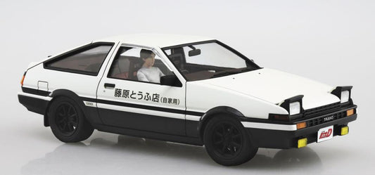 PREORDER 1/24 Takumi Fujiwara AE86 Trueno Project D Ver. with Driver Figure