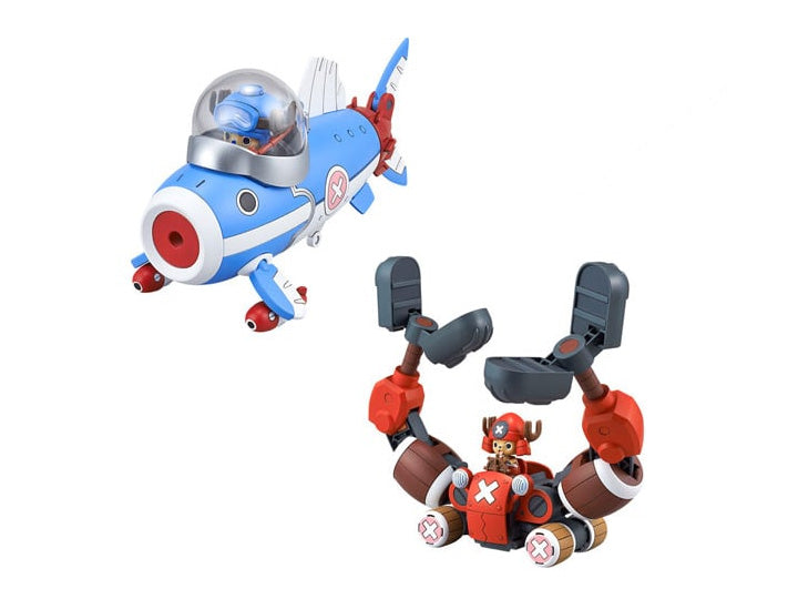 PREORDER One Piece Chopper Robo 03 Chopper Submarine & 05 Chopper Crane Model Kit Set