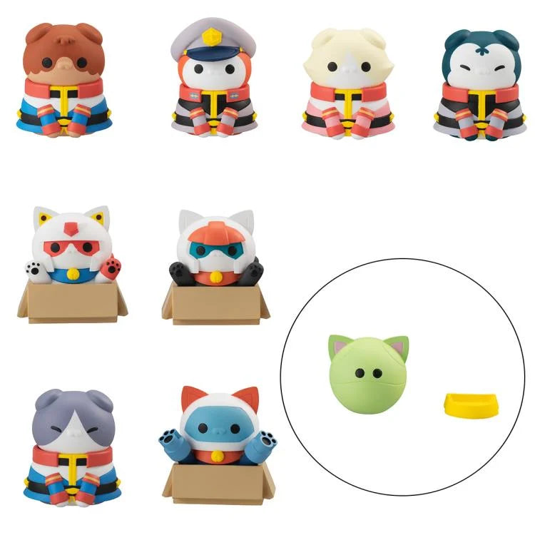 IN STOCK MEGA CAT PROJECT Mobile Suit Gundam Mobile Suit Nyandamu Earth Federation Forces Meow! 1Box (8pcs)