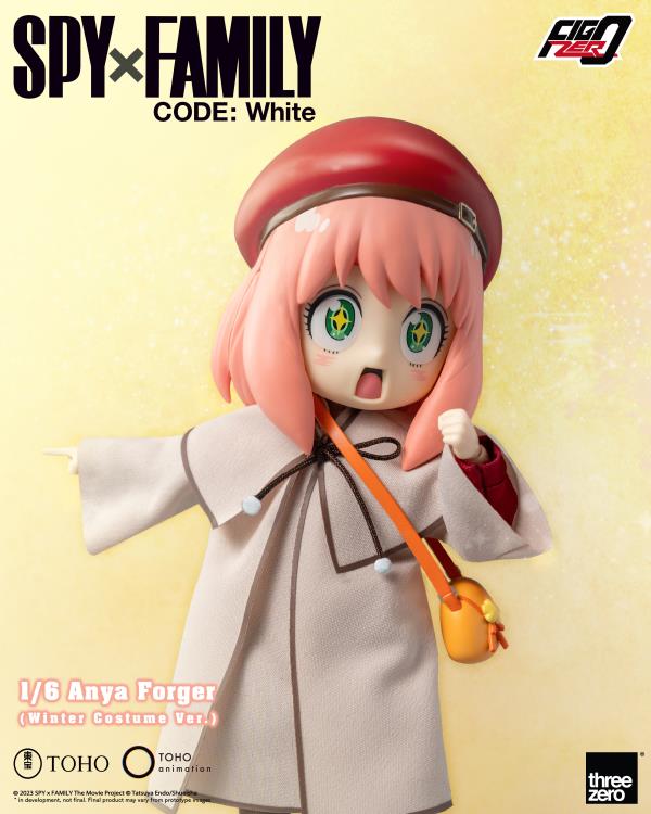 PREORDER Spy x Family Code: White FigZero Anya Forger (Winter Costume Ver.) 1/6 Scale Figure