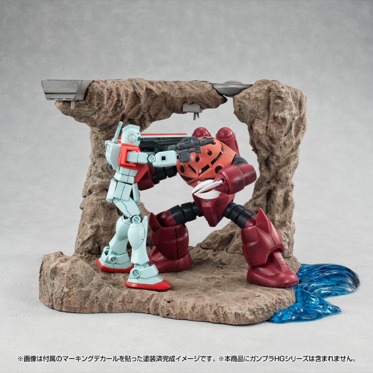 PREORDER Mobile Suit Gundam Realistic Model Series G Structure Tragedy in Jaburo (Material Color Edition) 1/144 Scale Structure