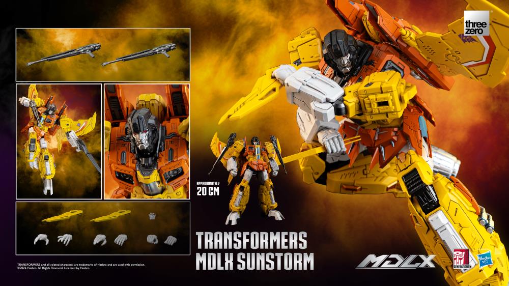 PREORDER Transformers MDLX Articulated Figure Series Sunstorm BBTS 25th Anniversary Exclusive