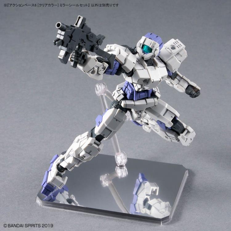 IN STOCK Action Base 6 Clear Color Mirror Sticker Set