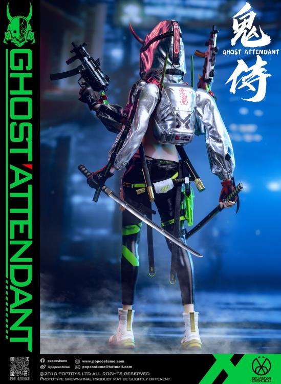POP COSTUME 1/6鬼侍 GS-001 Ghost Attendant PREORDER POP COSTUME 1/6 Ghost Attendant Action Figure GS
