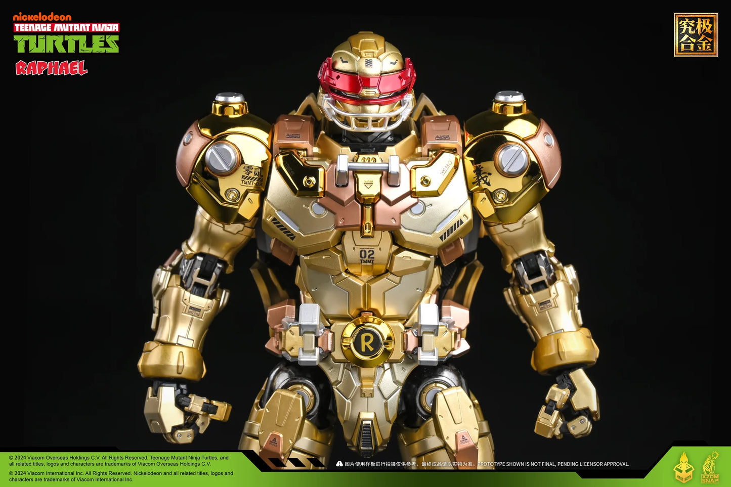 PREORDER Heatboys CJ X WonFes 2024 Exclusive Golden Raphael Teenage Mutant Ninja Turtles TMNT
