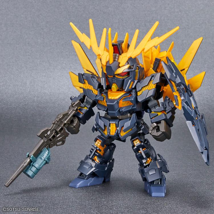 IN STOCK Mobile Suit Gundam SD Gundam Cross Silhouette Unicorn Gundam Unit 2 Banshee (Destroy Mode) & Banshee Norn Parts Set