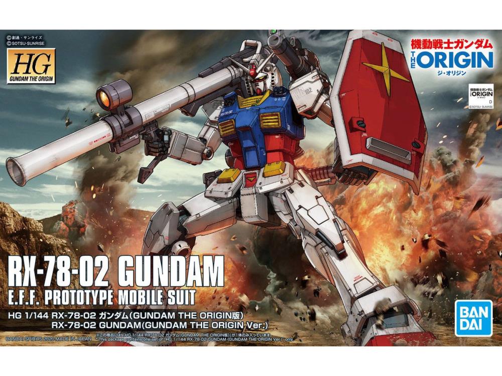 IN STOCK HG 1/144 RX-78-02 Gundam The Origin Version