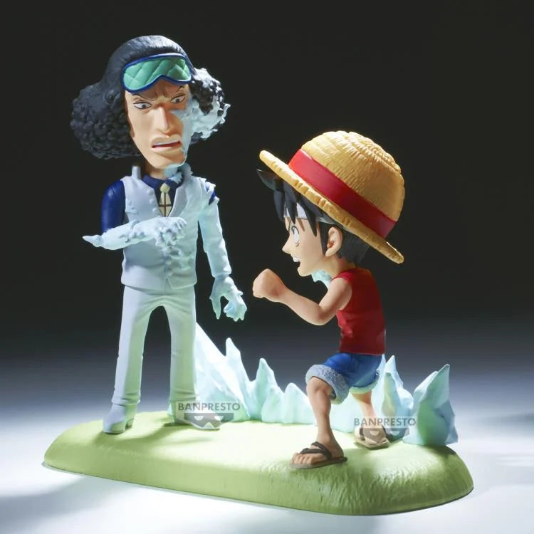 PREORDER One Piece World Collectable Figure Log Stories Monkey D. Luffy vs. Kuzan