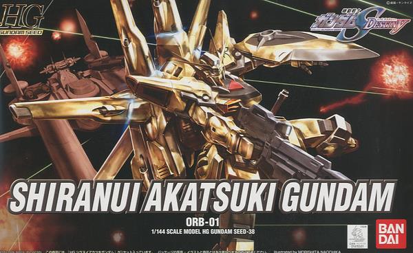 IN STOCK  HG #38 Shiranui Akatsuki Gundam 1/144 Scale Model Kit