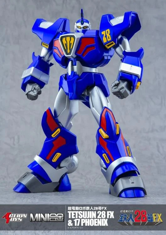 PREORDER Tetsujin 28 Mini Action Gokin Tetsujin 28 GO FX & 17 Phoenix Action Figure