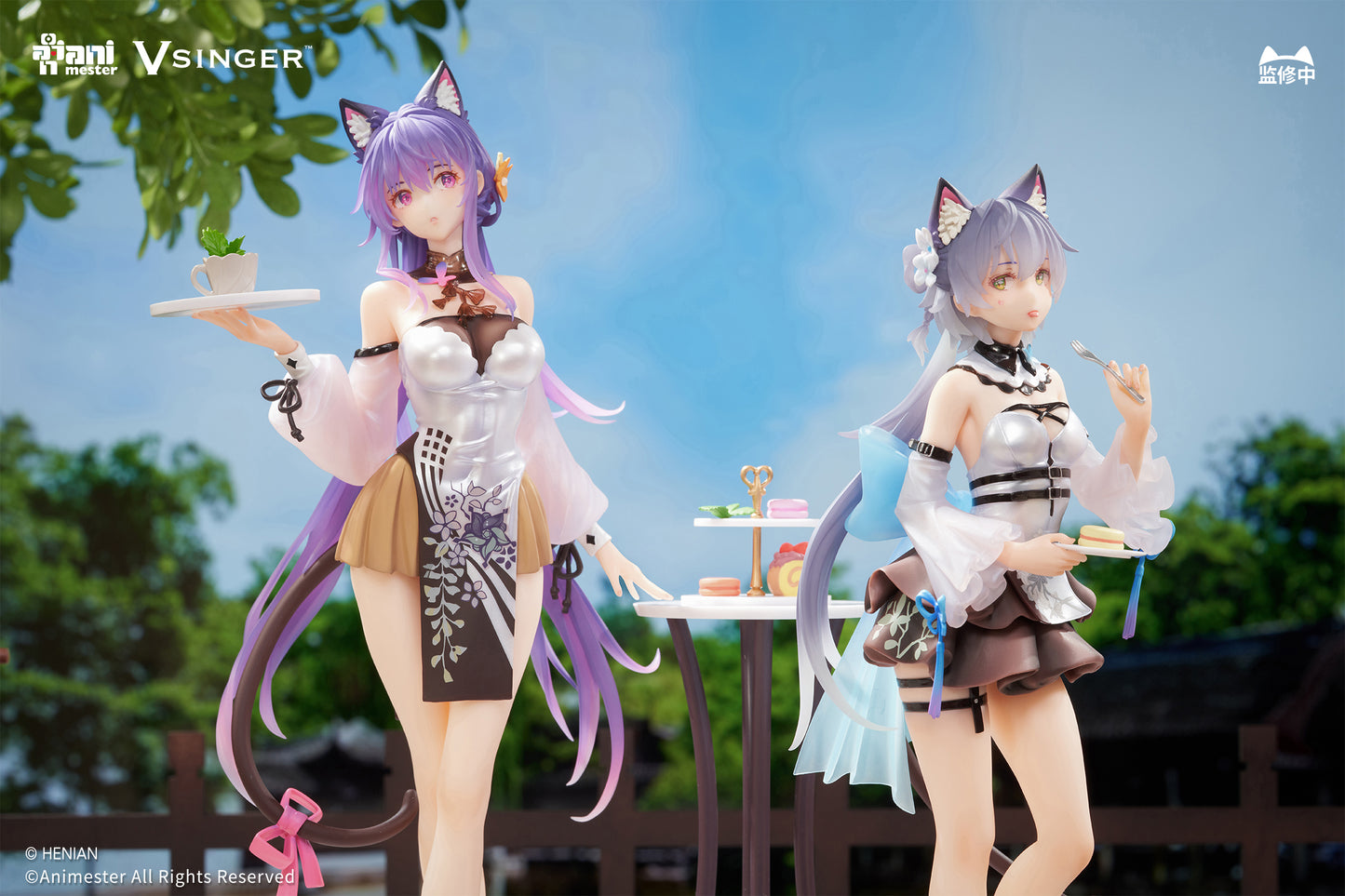 PREORDER AniMester - Luo Tianyi & Mo Qingxian Tea Time Melody Ver. 1/7 Scale Figure (Licensed) Set of 2