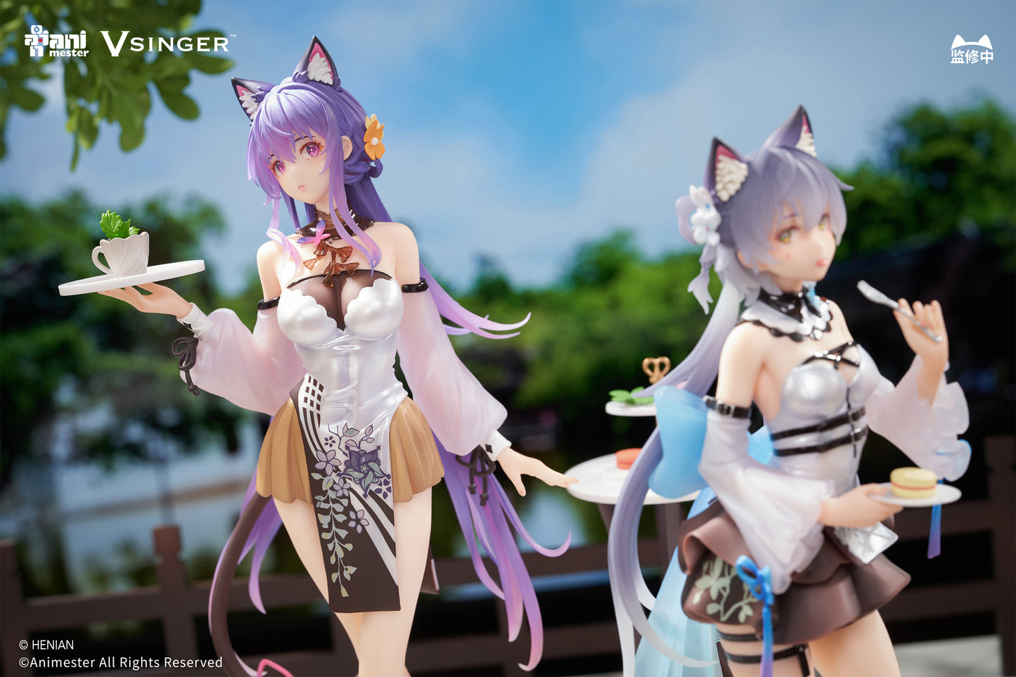 PREORDER AniMester - Luo Tianyi & Mo Qingxian Tea Time Melody Ver. 1/7 Scale Figure (Licensed) Set of 2