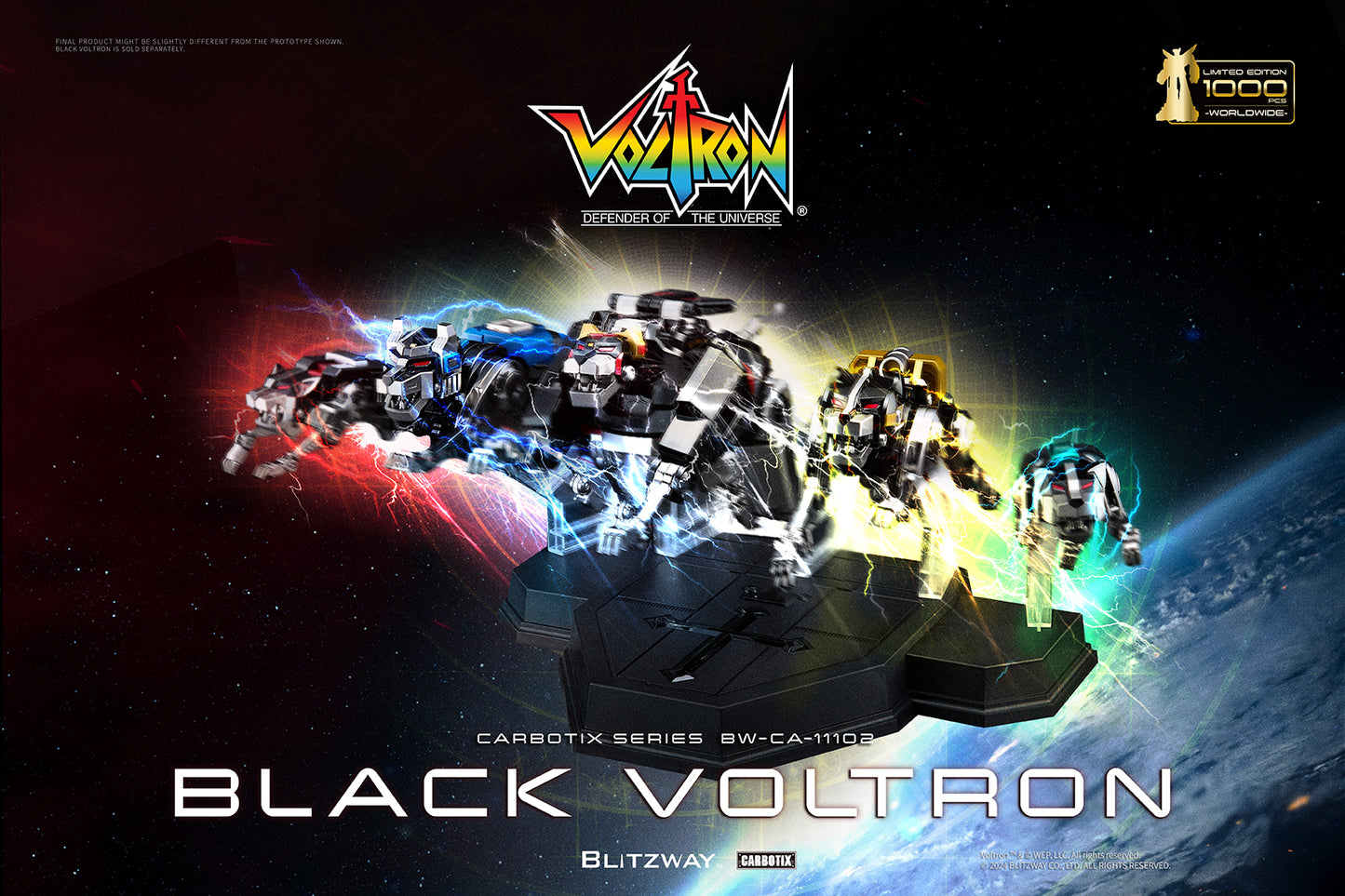PREORDER Blitzway Carbotix Black Voltron Base BW-CA-11102