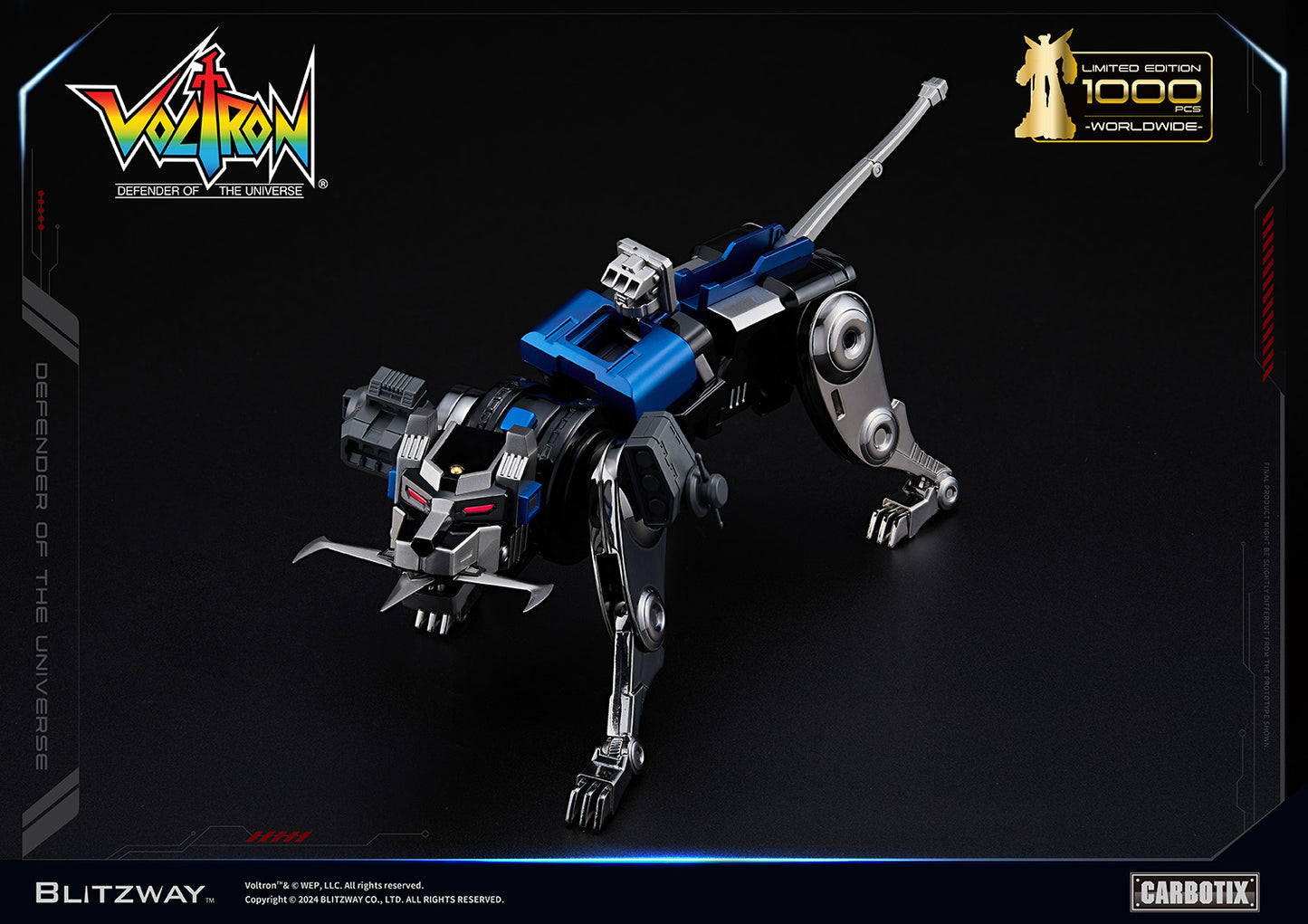 PREORDER Blitzway Carbotix Black Voltron BW-CA-11101