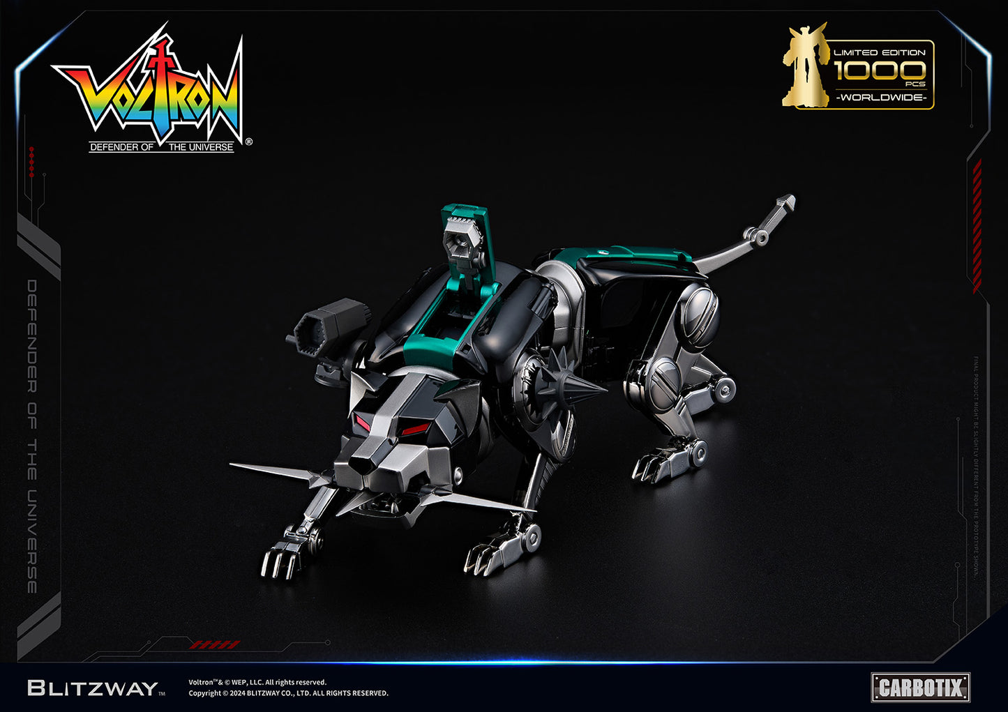 PREORDER Blitzway Carbotix Black Voltron BW-CA-11101