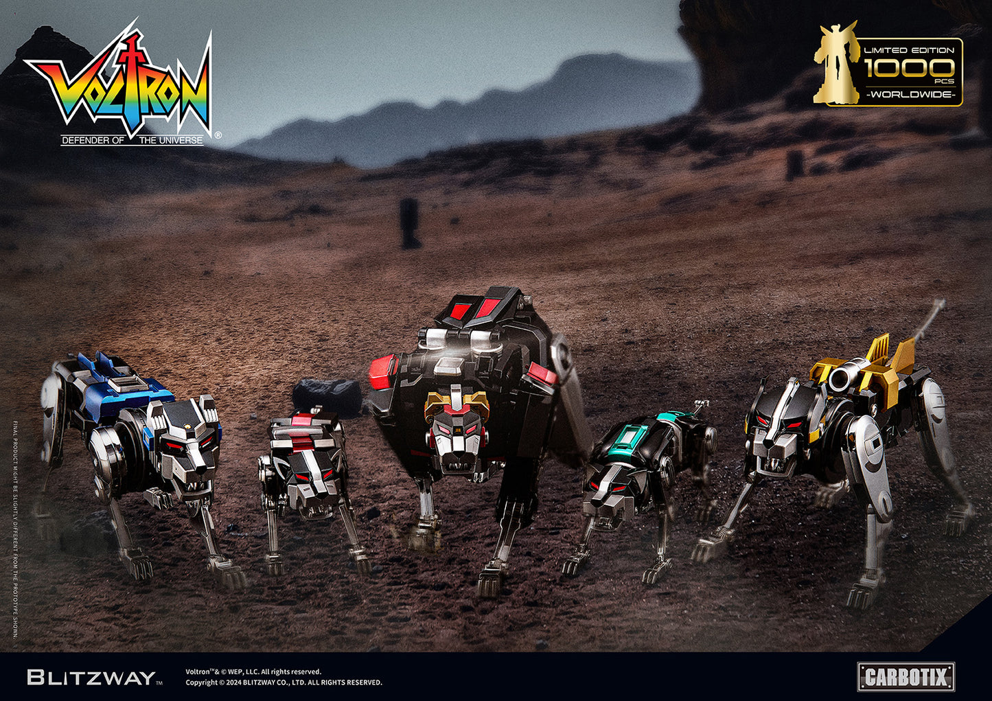 PREORDER Blitzway Carbotix Black Voltron BW-CA-11101