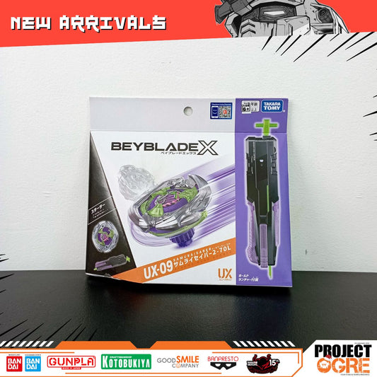 IN STOCK Beyblade X UX-09 Starter Samurai Saber 2-70L