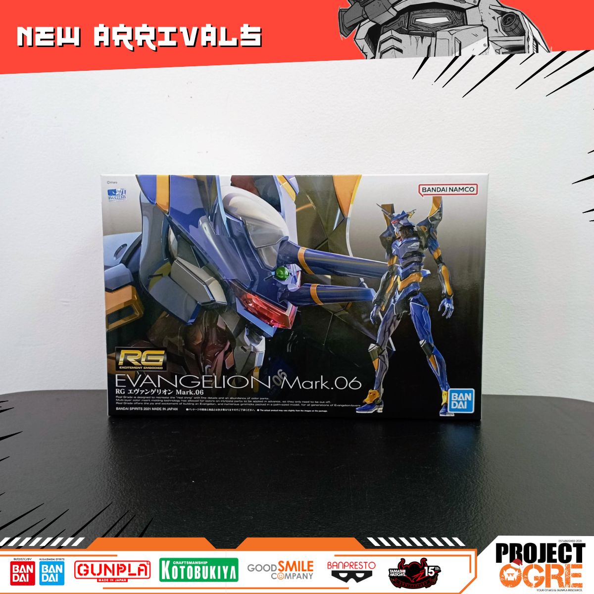 IN STOCK Rebuild of Evangelion RG Evangelion Mark.06 Model Kit