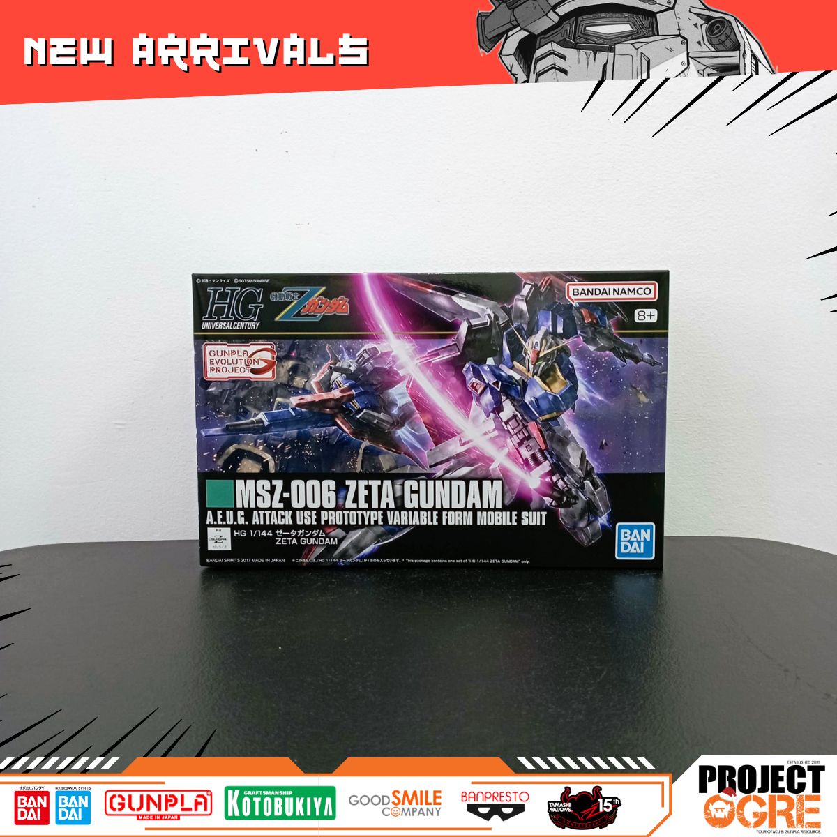 IN STOCK HG 1/144 Zeta Gundam