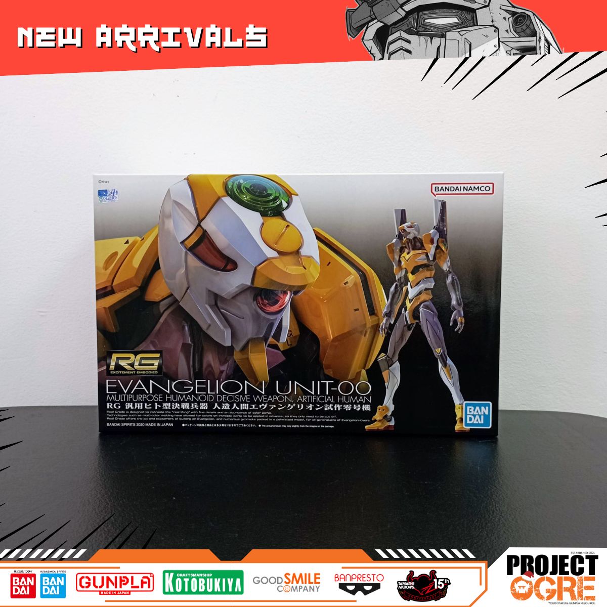 IN STOCK Rebuild of Evangelion RG Evangelion Unit-00 Model Kit