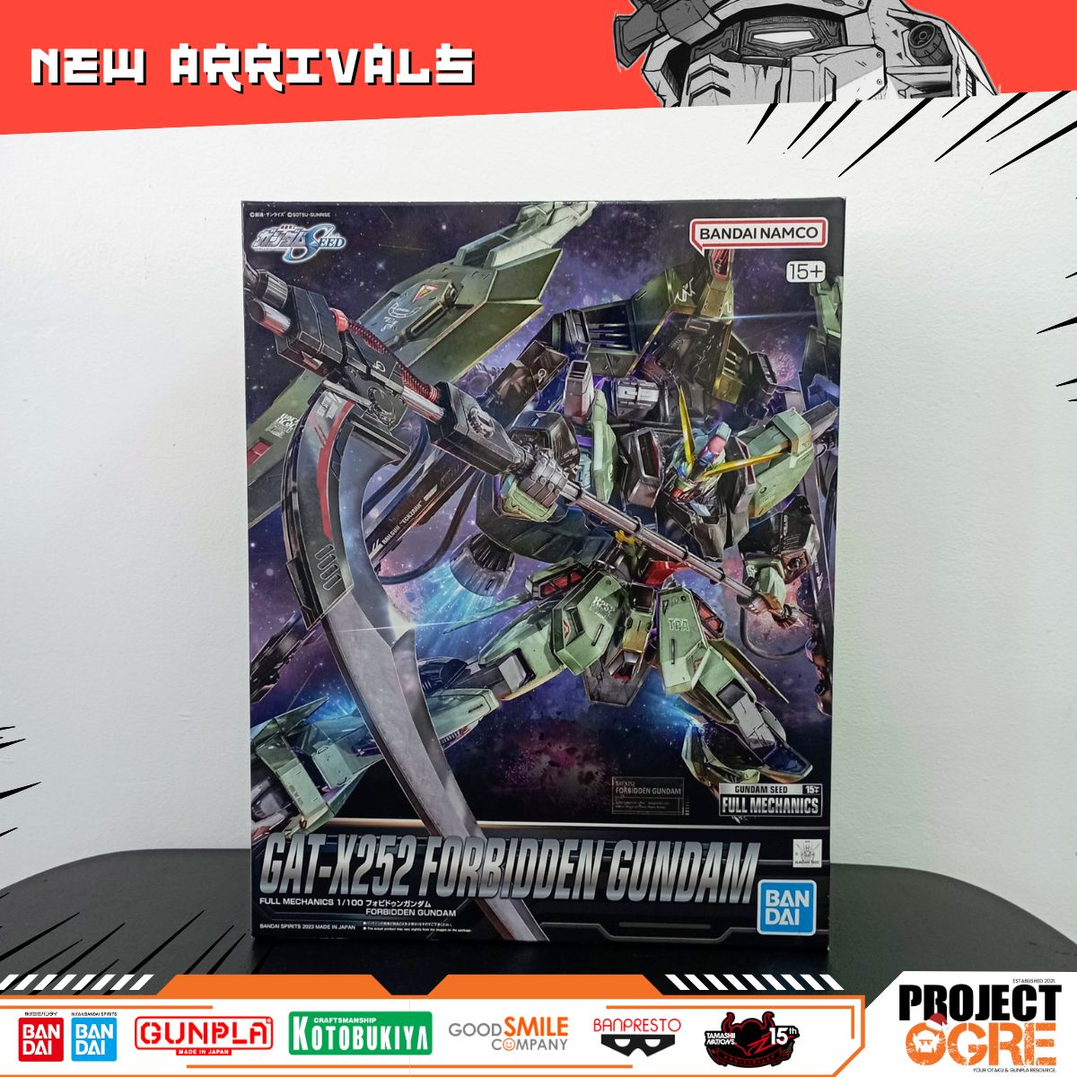 IN STOCK Full Mechanics 1/100 Forbidden Gundam