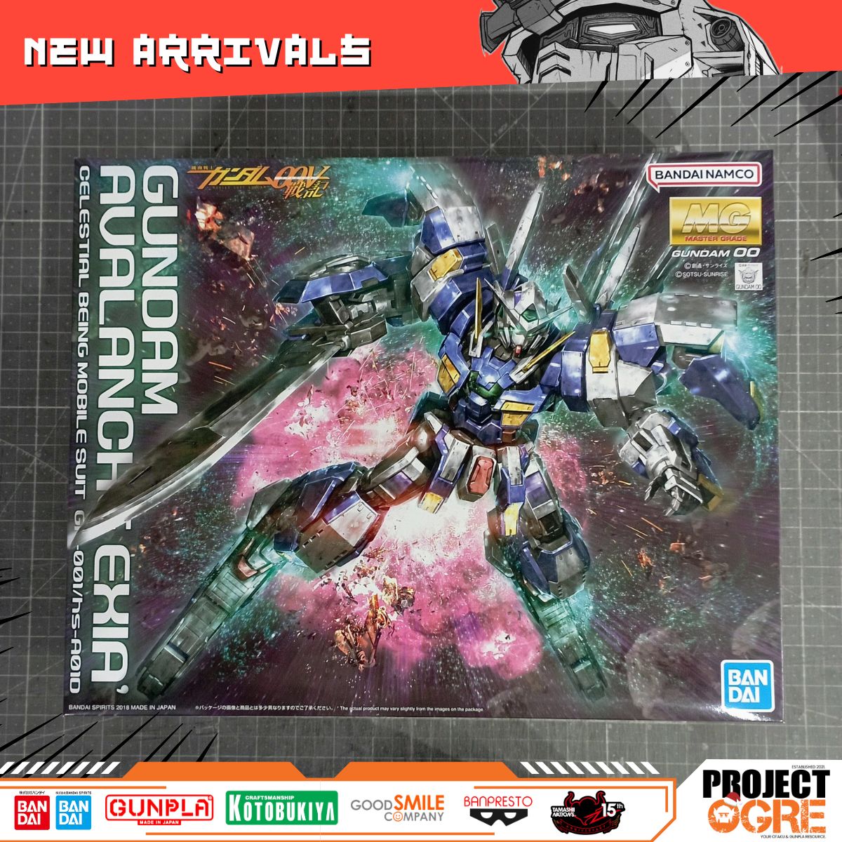 IN STOCK MG 1/100 Gundam Avalanche Exia