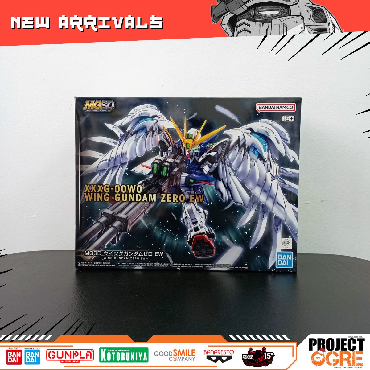 IN STOCK MGSD Wing Gundam Zero EW Model Kit