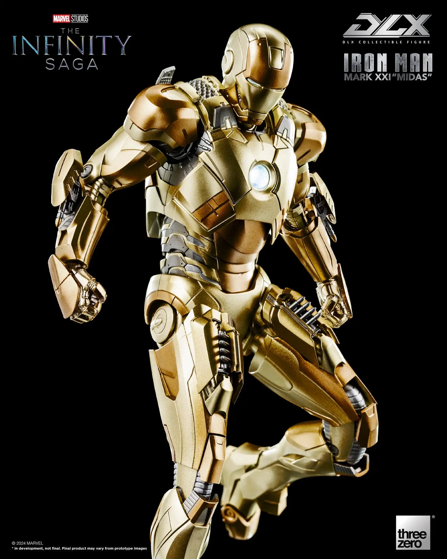 PREORDER Threezero Marvel The Infinity Saga DLX Iron Man Mark XXI Midas 3Z08300C0