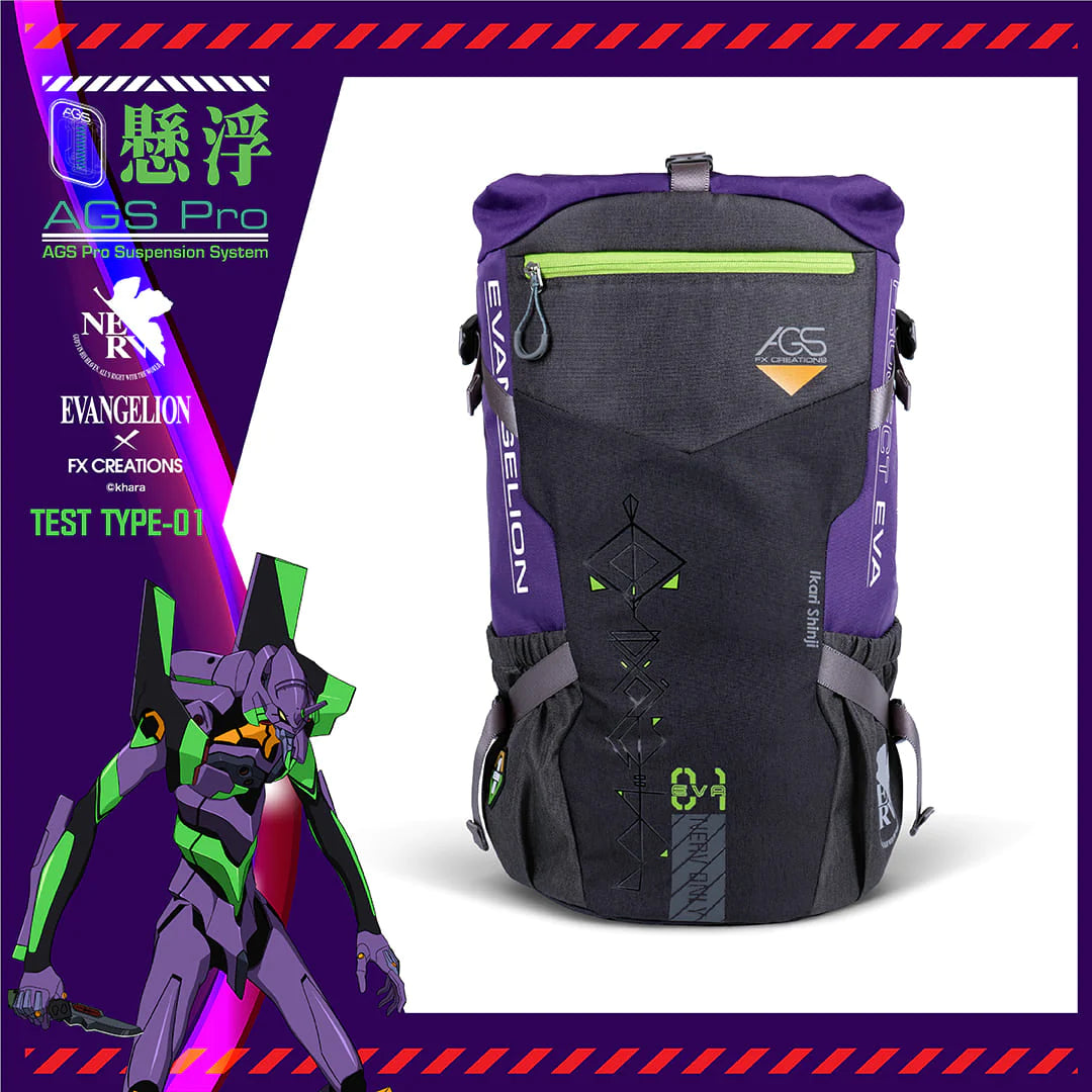 PREORDER Evangelion Test Type Unit-01 AGS PRO Suspension Backpack