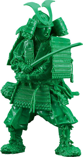PREORDER PLAMAX 1/12 Kamakura Period Armored Warrior: Green Color Edition Plastic Model
