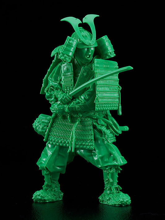 PREORDER PLAMAX 1/12 Kamakura Period Armored Warrior: Green Color Edition Plastic Model