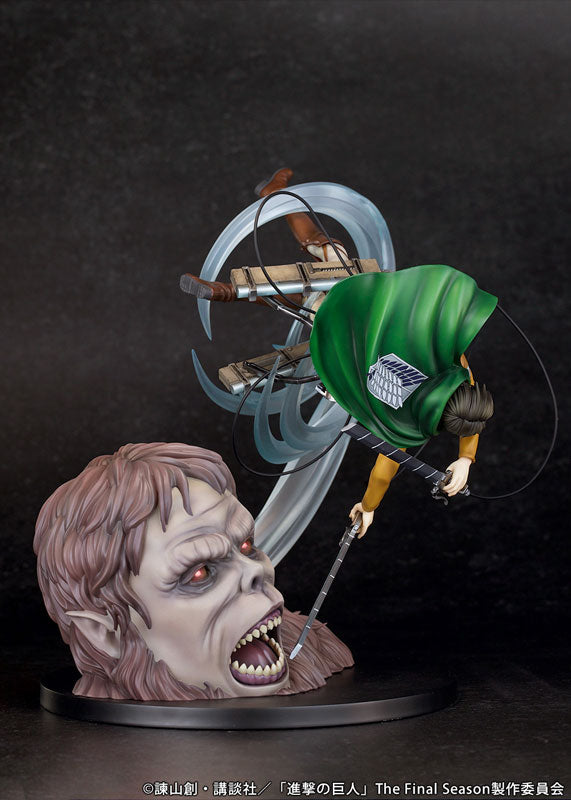 PREORDER TV Anime "Attack on Titan" "Levi vs Beast Titan ver." Complete Figure