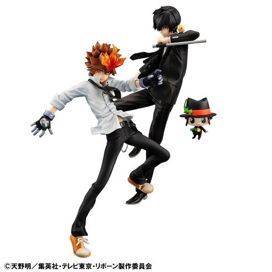 PREORDER G.E.M. Series Reborn! Tsunayoshi Sawada & Kyoya Hibari & Reborn Set Complete Figure