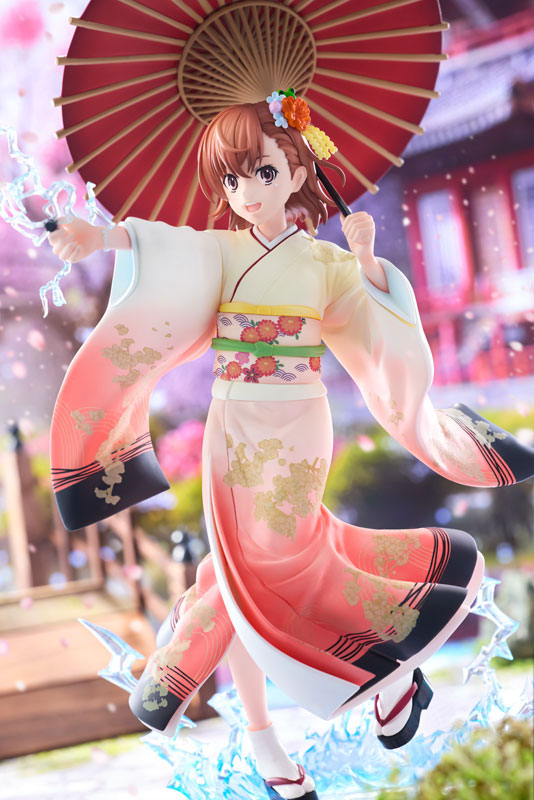 PREORDER KDcolle A Certain Scientific Railgun T Mikoto Misaka Furisode Kimono ver. 1/7 Complete Figure
