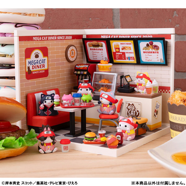 PREORDER MEGA CAT PROJECT NARUTO Nyaruto! MEGACAT DINER 6Pack BOX