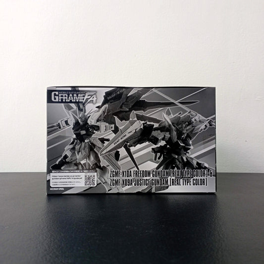 IN STOCK Premium Bandai MOBILE SUIT GUNDAM G-FRAME FA FREEDOM GUNDAM (REAL TYPE COLOUR) & JUSTICE GUNDAM (REAL TYPE COLOUR)