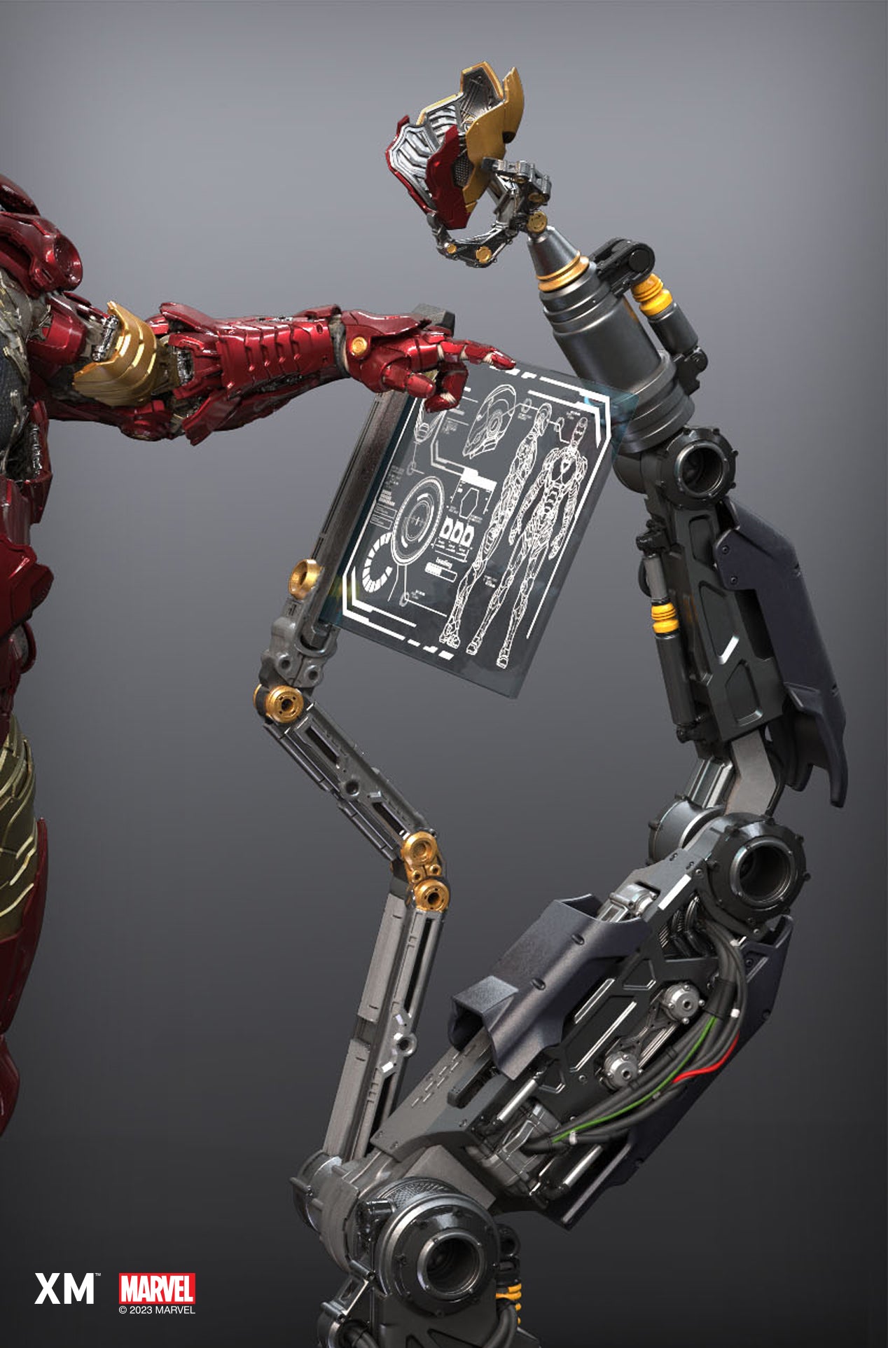 PREORDER Ironman Suit Up Ver B (XM Exclusive) 1/4 Scale