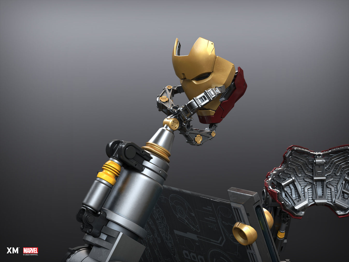 PREORDER Ironman Suit Up Ver B (XM Exclusive) 1/4 Scale
