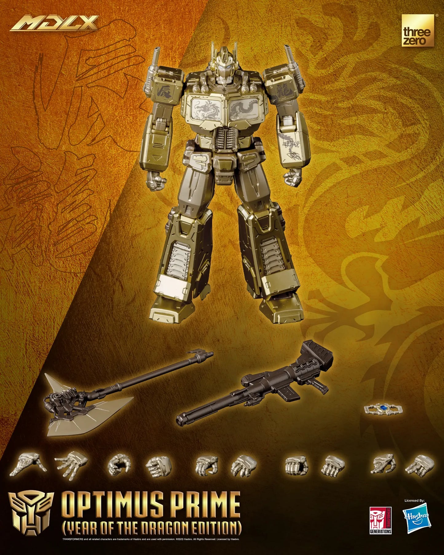 PREORDER Transformers - MDLX Optimus Prime (Year of the Dragon Edition)