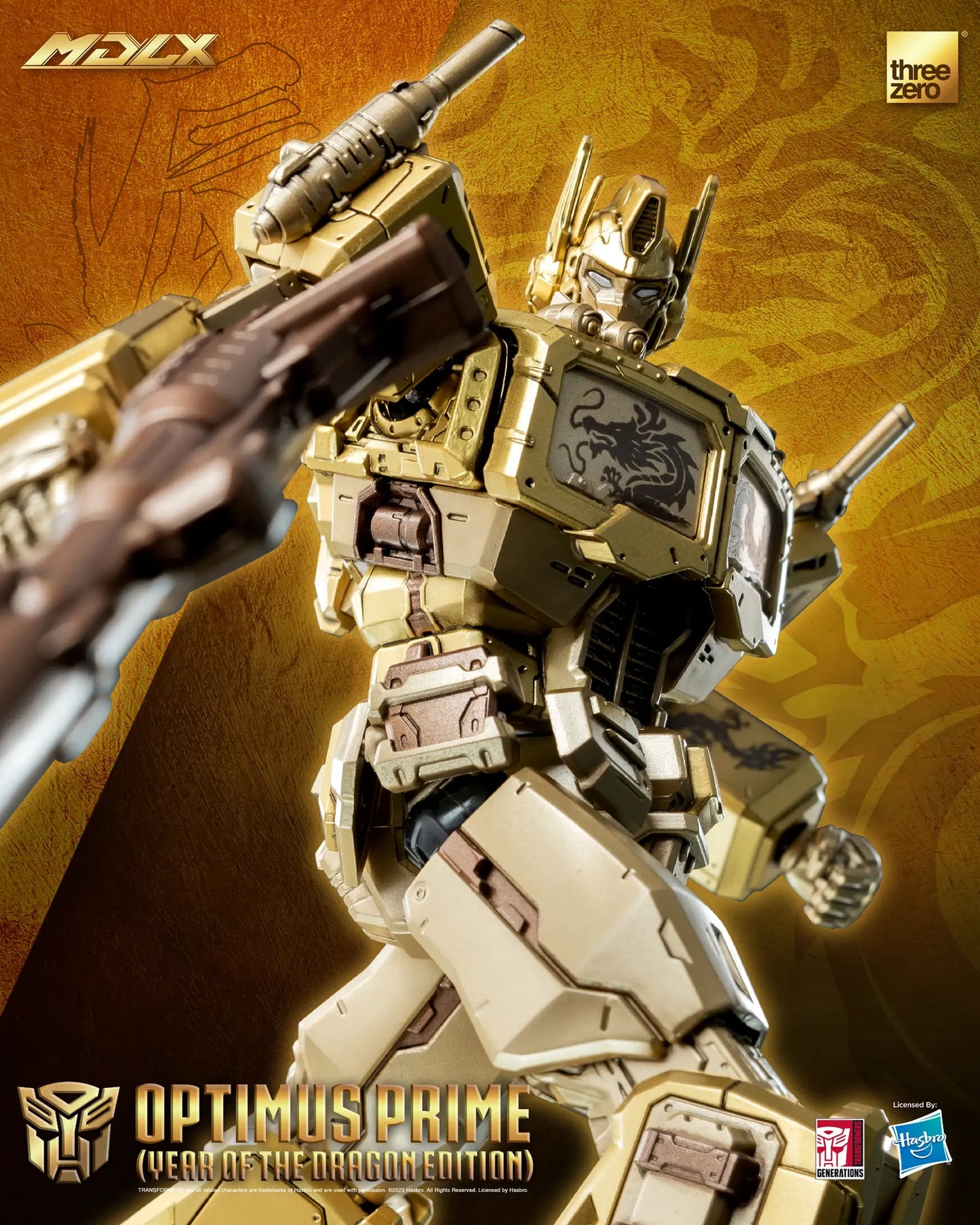 PREORDER Transformers - MDLX Optimus Prime (Year of the Dragon Edition)